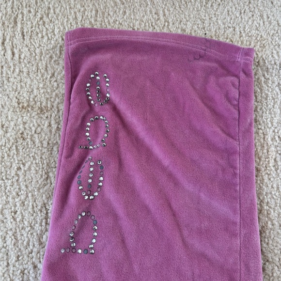 Bebe Rhinestone Straight Leg Pants - Picture 5 of 6